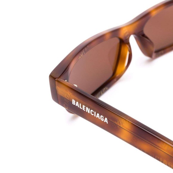 BALENCIAGA HAVANA MONOGRAMMED UNISEX SUNGLASSES BB0075S - Picture 5 of 5